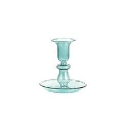 Alyce Glass Candle Holder, 10x10cm, Green