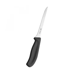Dr.Inox Stainless Steel Boning Knife, 28cm, Black