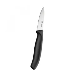 Dr.Inox Stainless Steel Paring Knife, 19cm, Black