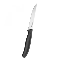 Dr.Inox Stainless Steel Steak Knife, 23cm, Black