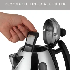 Duait Jug Kettle, 1L, Black Multi