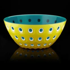Guzzini Le Murrıne 2 Piece Cereal/Soup Bowl Set, 12cm, Yellow Blue
