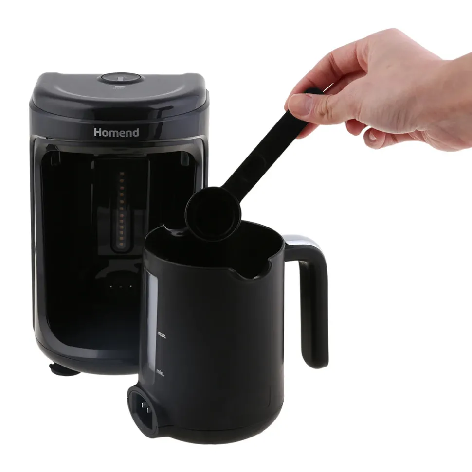Homend Pottoman 1840UK Turkish Coffee Maker, 450ml, 535W, Black