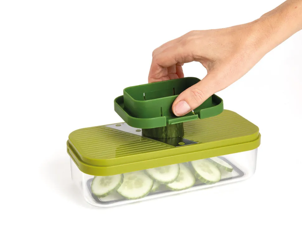 Joseph Joseph Multi-prep Compact 4-piece Grater & Slicer, Multicolour