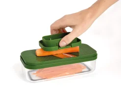 Joseph Joseph Multi-prep Compact 4-piece Grater & Slicer, Multicolour