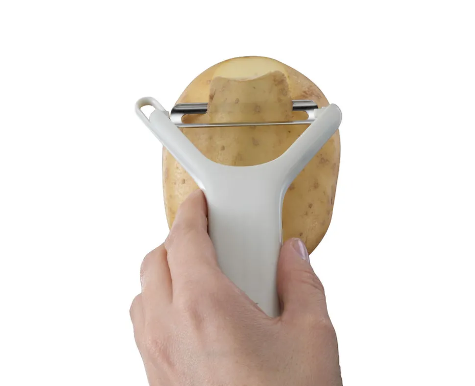 Joseph Joseph Nest Peel Set of 2 Peelers, Beige Green