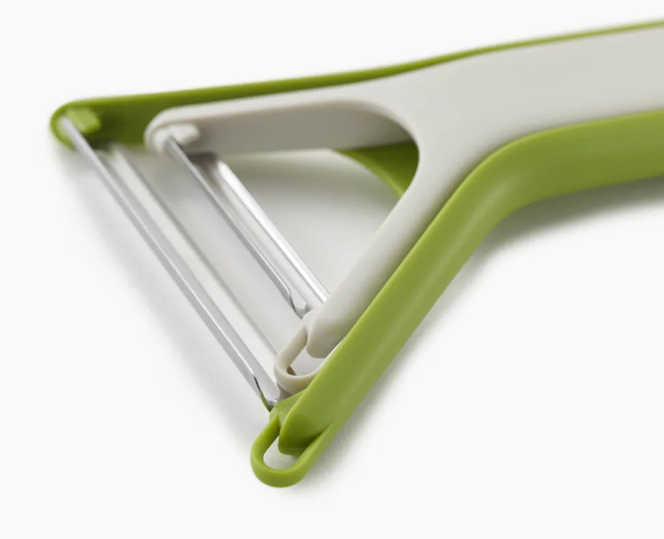 Joseph Joseph Nest Peel Set of 2 Peelers, Beige Green