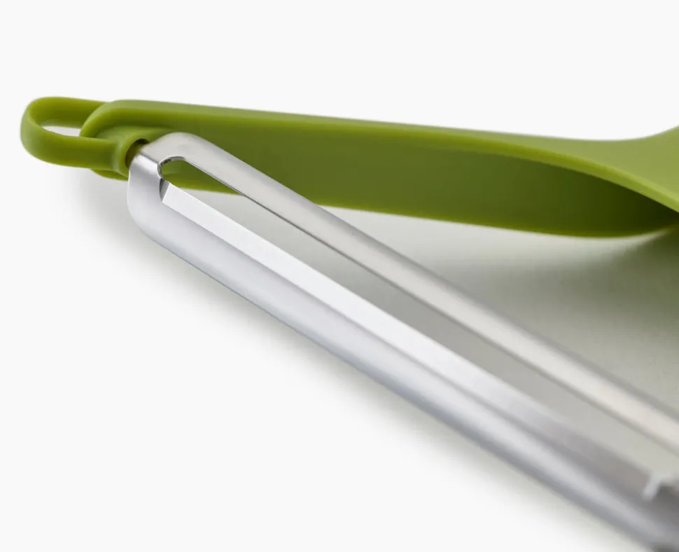 Joseph Joseph Nest Peel Set of 2 Peelers, Beige Green