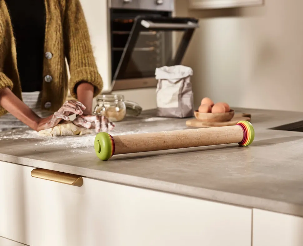 Joseph Joseph Precision Pin Adjustable Rolling Pin, Multicolour