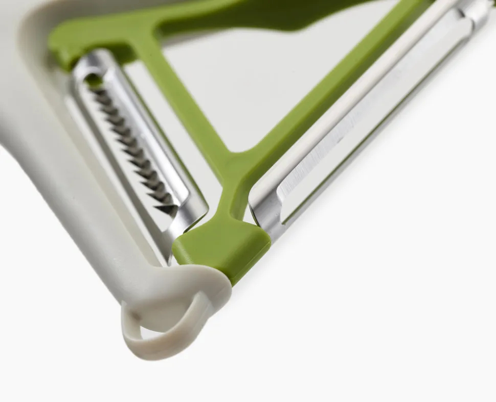Joseph Joseph Switch 2-in-1 Peeler, White Green