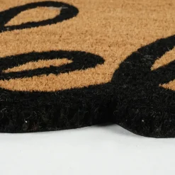 Kaşmir Rugs 7/24 Patterned Hello Coco Door Mat, 45cmx75cm, Multi