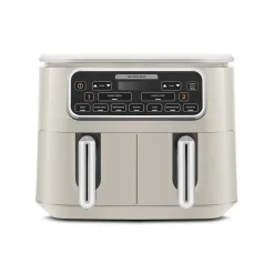 Karaca Air Cook Duo 2-in-1 Air Fryer with Stew Function, 8L, 2500W, Starlight
