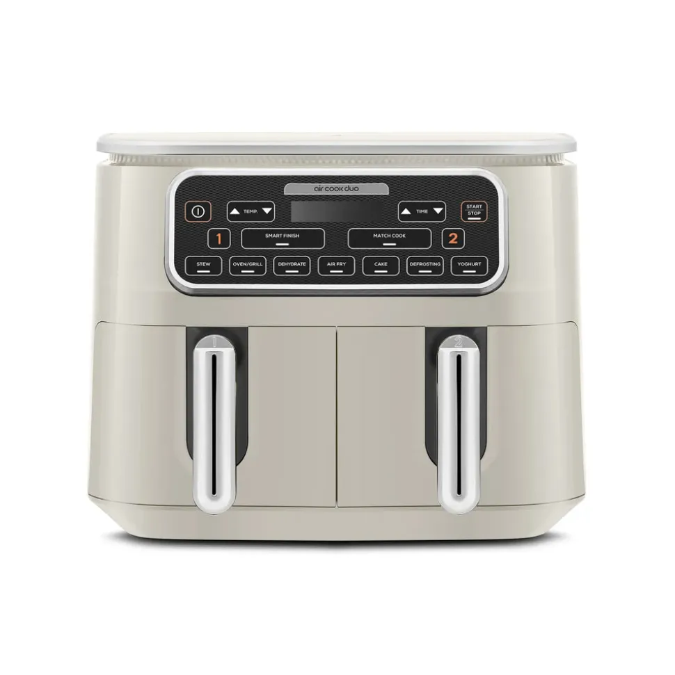 Karaca Air Cook Duo 2-in-1 Air Fryer with Stew Function, 8L, 2500W, Starlight