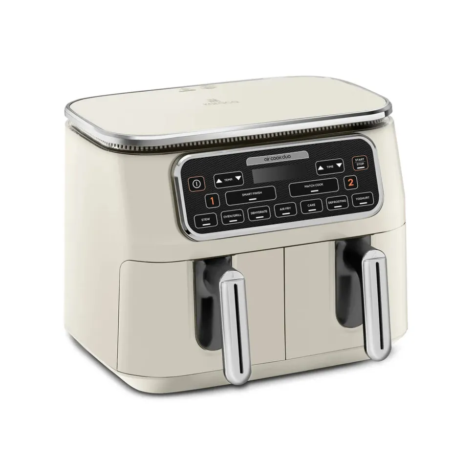 Karaca Air Cook Duo 2-in-1 Air Fryer with Stew Function, 8L, 2500W, Starlight