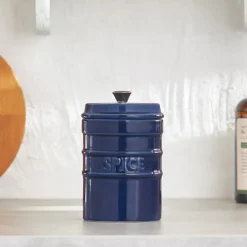 Karaca Andy Storage Jar, 400ml, Navy Blue