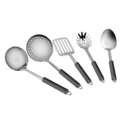 Karaca Apricot Master 5-Piece Serving Set, Black