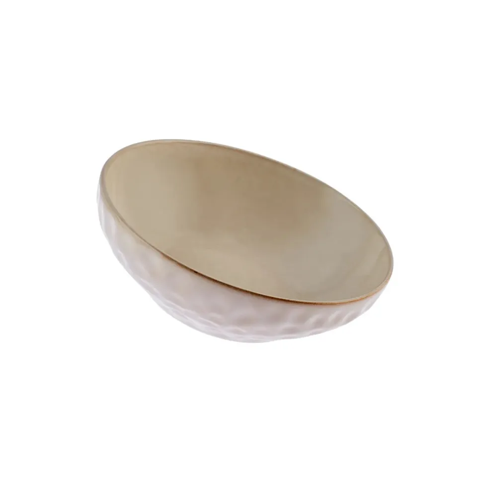 Karaca Aria Reactive Glaze Serving Bowl, 27cm, Beige