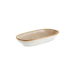 Karaca Aria Reactive Glaze Serving Platter, 16cm, Beige