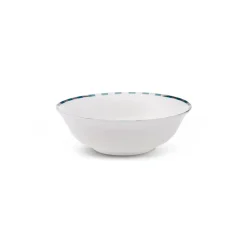 Karaca Aries Porcelain CerealSoup Bowl, 14cm, Green Blue Multi