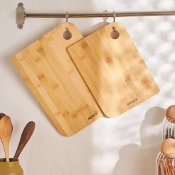 Karaca Azur 2 Piece Bamboo Chopping Board, Wood