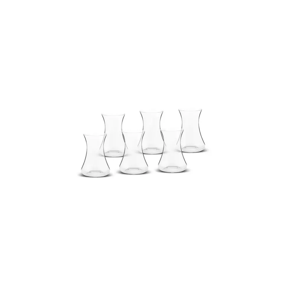 Karaca Beykoz 6-Piece Tea Glass Set for 6 People, 90ml