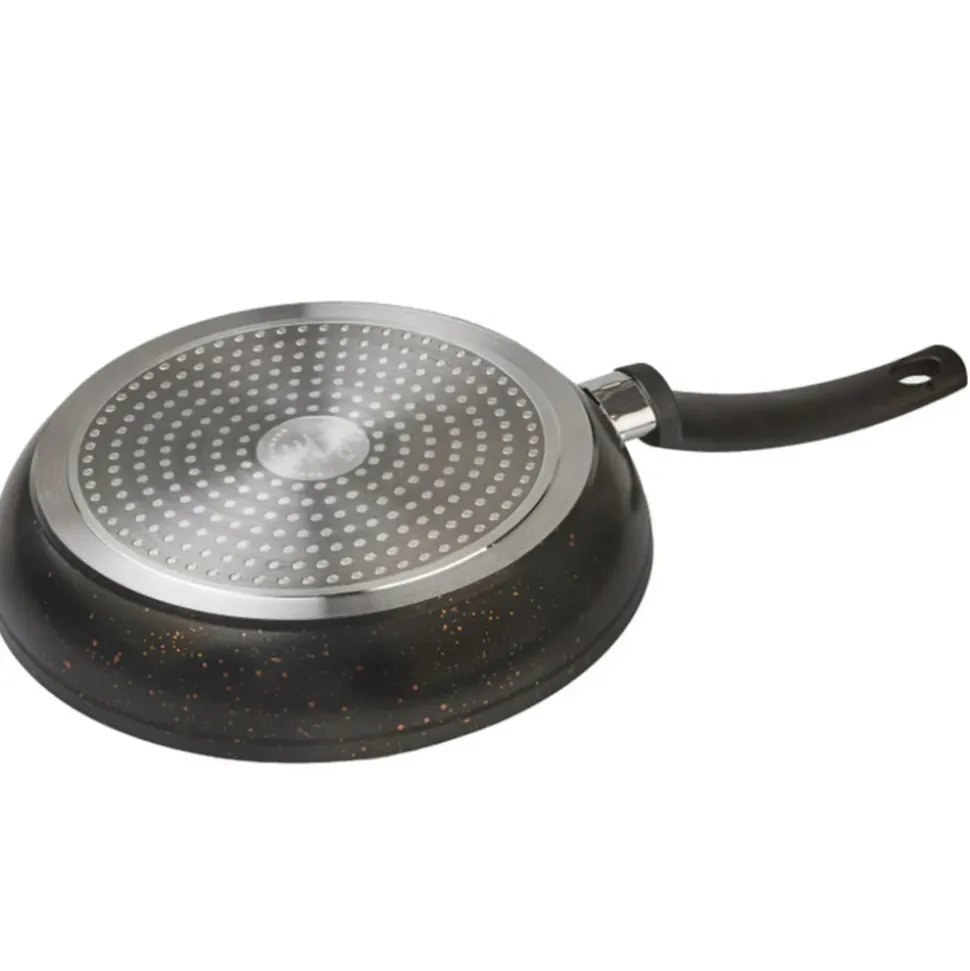 Karaca Blackgold Biogranite 7-Piece Non-Stick Induction Cookware Set, Black Gold