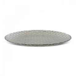 Karaca Braid Lustre Glass Dinner Plate, 28cm, Luster