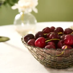 Karaca Braid Lustrous Glass Bowl, 16cm, Luster