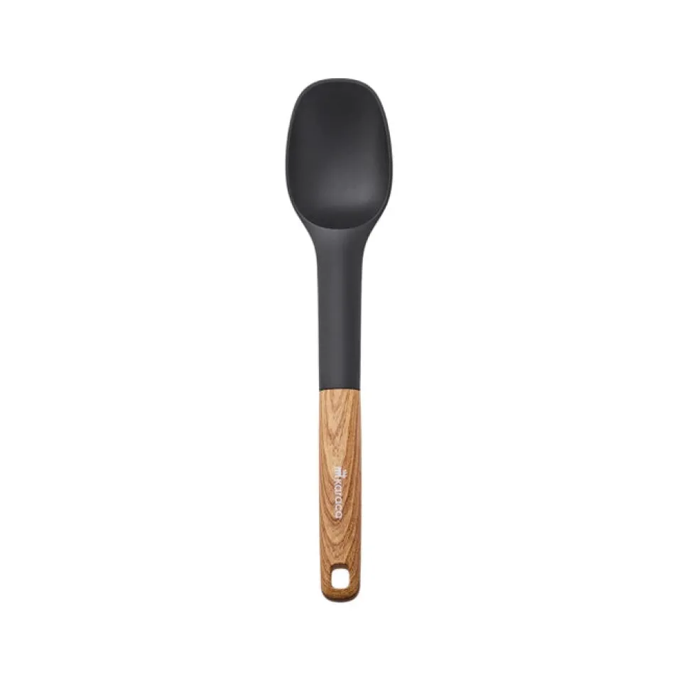 Karaca Brownwood 5-Piece Kitchen Utensil Set, Brown