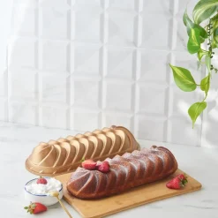 Karaca Cake Pro Vera Aluminium Cast Loaf Pan, 35cm, Gold