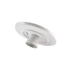 Karaca Calvin Ceramic Cake Stand, 23cm, White Gold