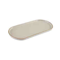Karaca Calvin Ceramic Serving Platter, 22cm, Multi