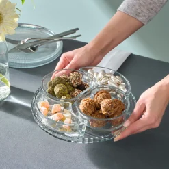 Karaca Carpi 5-Piece Serveware Set, Transparent