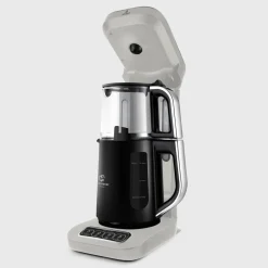 Karaca Caysever Robotea Pro 4 in 1 Talking Automatic Tea Maker Kettle and Filter Coffee Maker, 2500W, Starlight