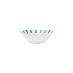 Karaca Circus Porcelain CerealSoup Bowl, 14cm, White Blue Gold