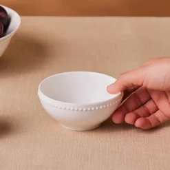Karaca Cody New Generation Bone Snack Bowl, 12cm, White