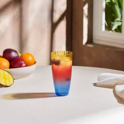 Karaca Dolce Soft Drink Glass, 350ml, Yellow
