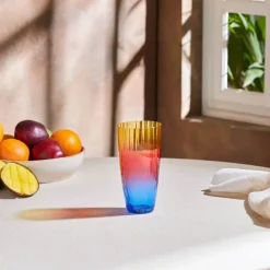 Karaca Dolce Soft Drink Glass, 350ml, Yellow