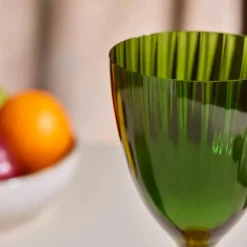 Karaca Dolce Wine Glass, 400ml, Green