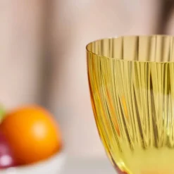 Karaca Dolce Wine Glass, 400ml, Yellow