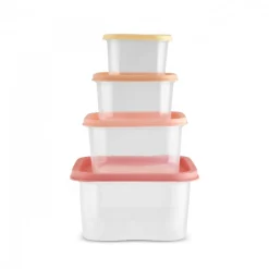 Karaca Dora Mini 4-Piece Storage Container Set, Multi