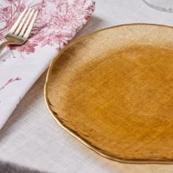 Karaca Dune Glass 7-Piece Serveware Set for 6 People, Brown