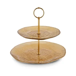 Karaca Dune Glass 7-Piece Serveware Set for 6 People, Brown