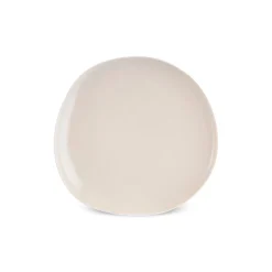 Karaca Earth Collection New Cupid Dessert/Side Plate, 22cm, Beige White