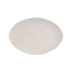Karaca Earth Collection New Cupid Serving Platters, 30cm, Beige White