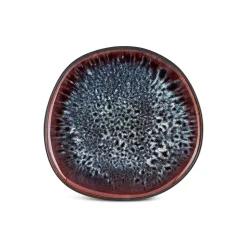 Karaca Earth Collection New Galactic Reactive Glaze Pasta Bowl, 21cm, Black