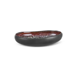 Karaca Earth Collection New Galactic Reactive Glaze Dessert/Side Plate, 22cm, Black