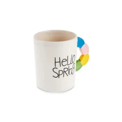 Karaca Easter 25 Dolomite Hello Spring Mug, 540ml, Multi