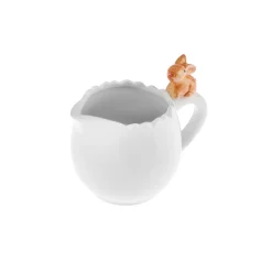 Karaca Easter Milk Jug, 14cm, White Multi
