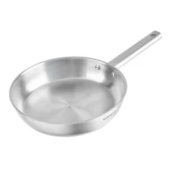 Karaca Elite Stainless Steel Induction Frying Pan, 26cm, Silver